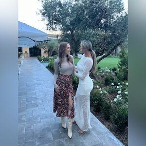 Marciano White Dress Long Sleeves